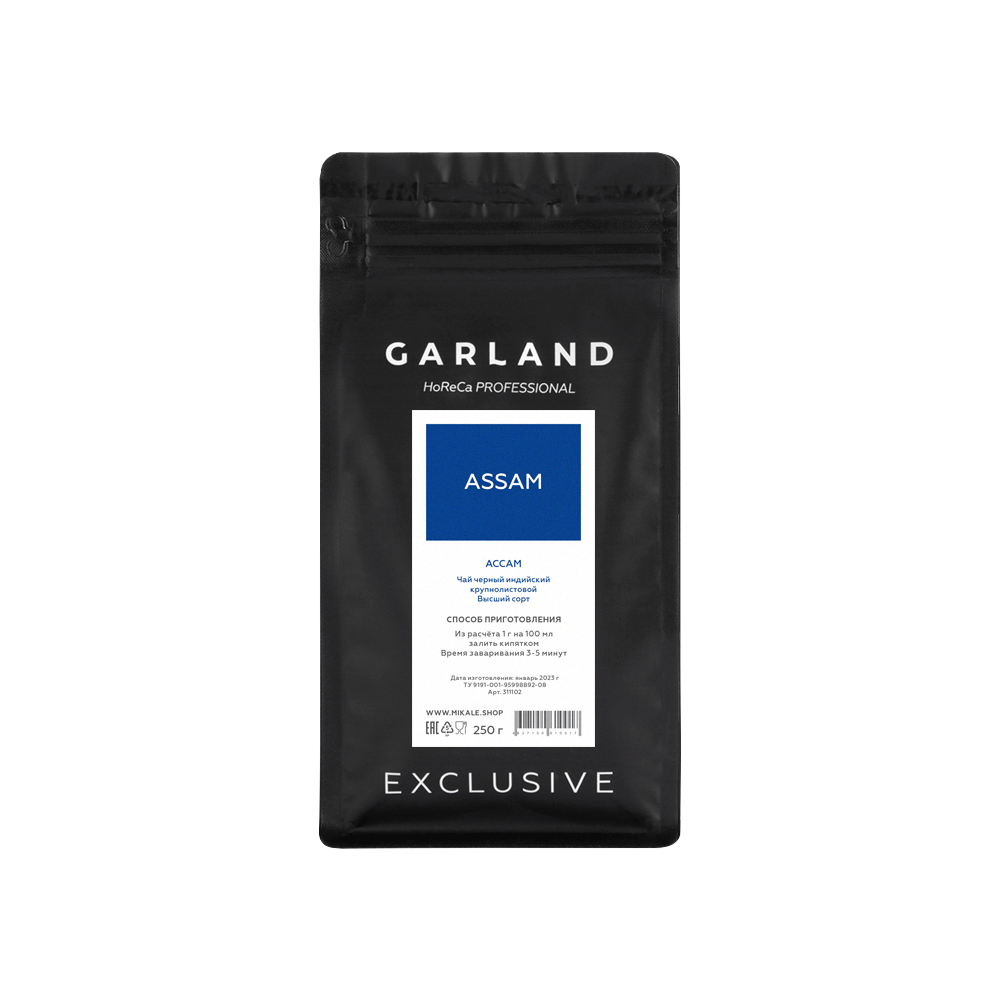 Чай GARLAND черный листовой 250 г Ассам (Assam) 311102